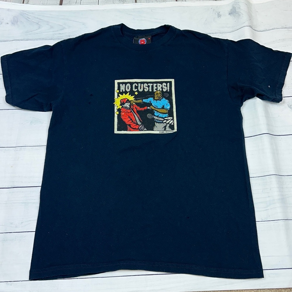 Channel 5 No Custers t shirt